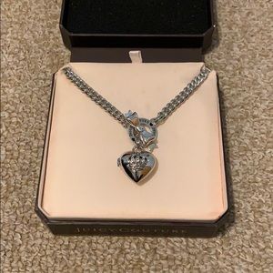Juicy Couture Heart Locket Crown Necklace